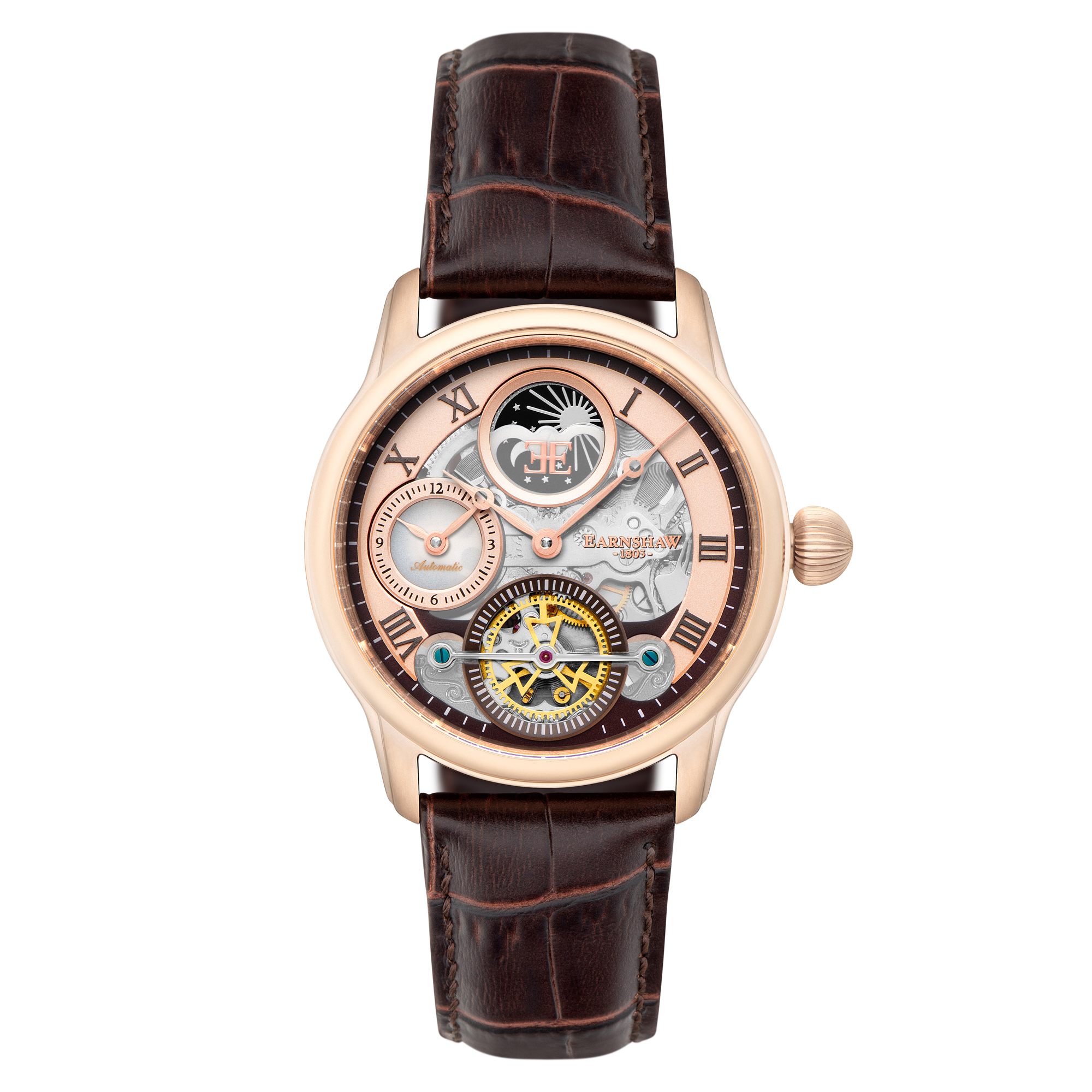 Copper Brown Longitude Shadow Automatic – Thomas Earnshaw