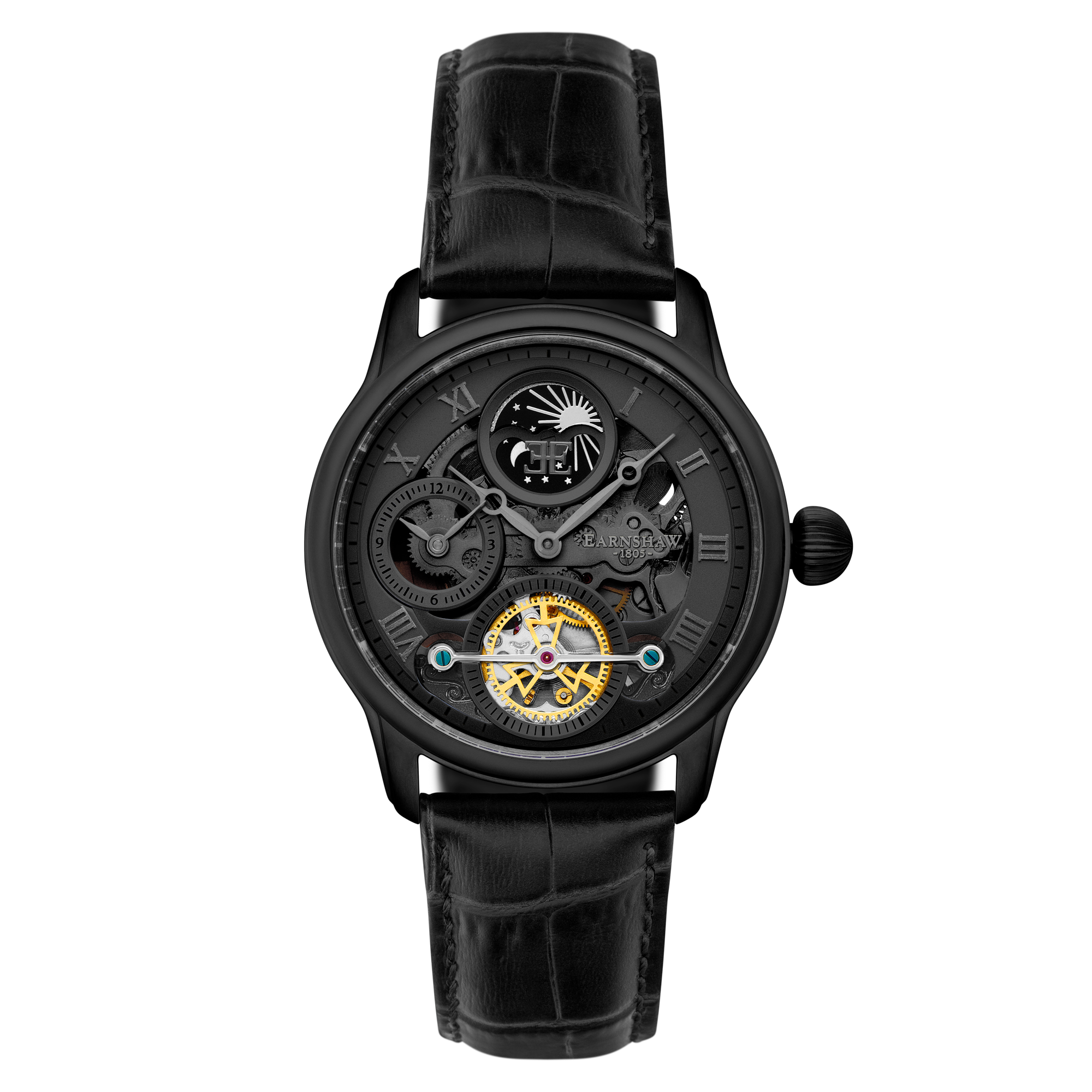 Đồng hồ Thomas Earnshaw Longitude Shadow Sun & Moon Automatic ES-8063-04: Sự kết hợp hoàn hảo Đồng hồ Thomas Earnshaw Longitude Shadow Sun & Moon Automatic ES-8063-04: Sự kết hợp hoàn hảo