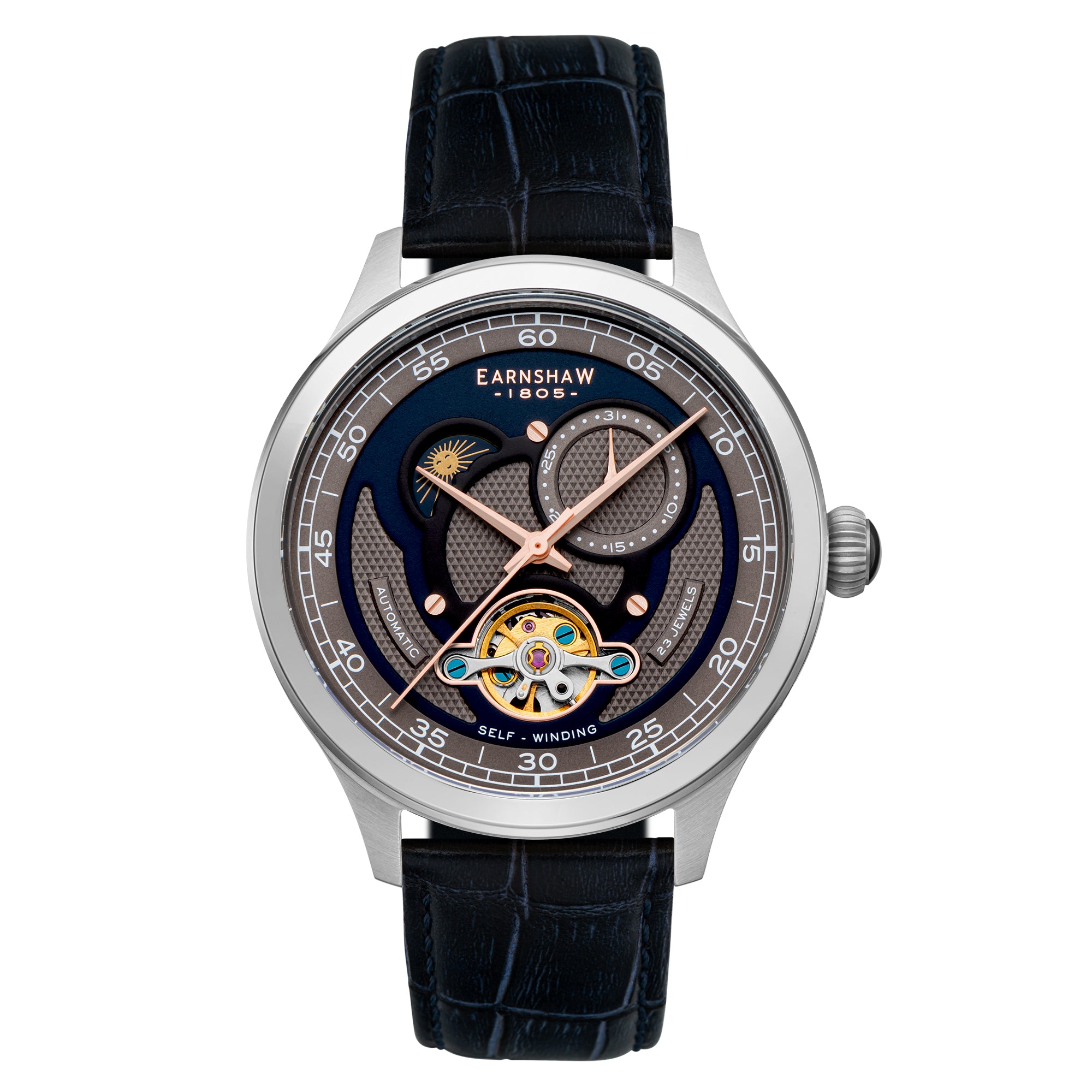 Thomas purchases Earnshaw Baron Skeleton Mechanical Watch