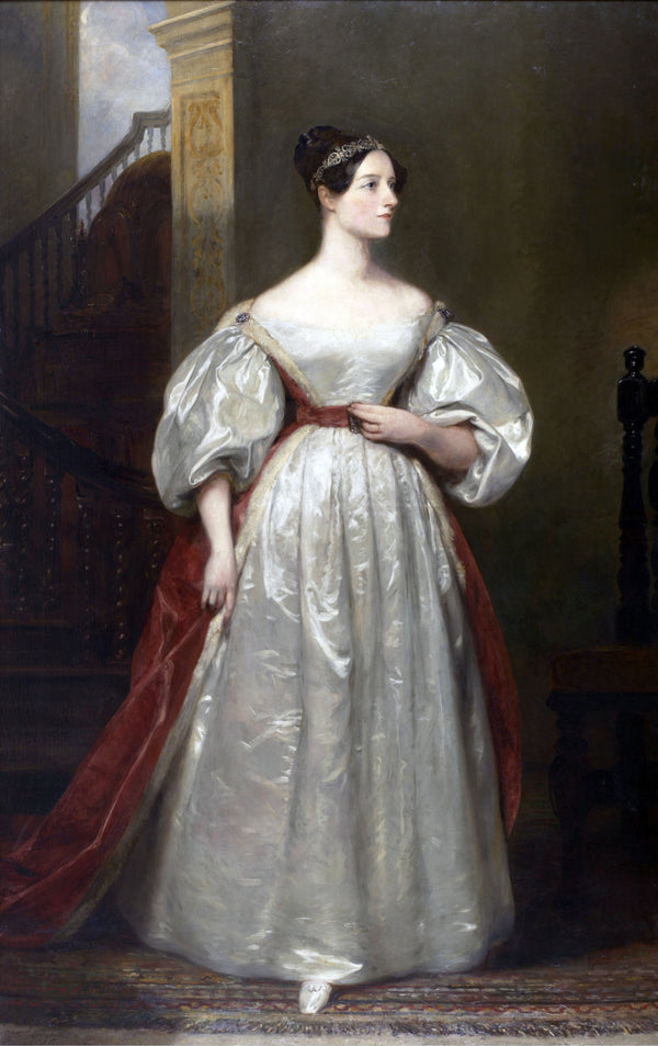 Portrait of Ada Lovelace by the British painter Margaret Sarah Carpenter (1836)