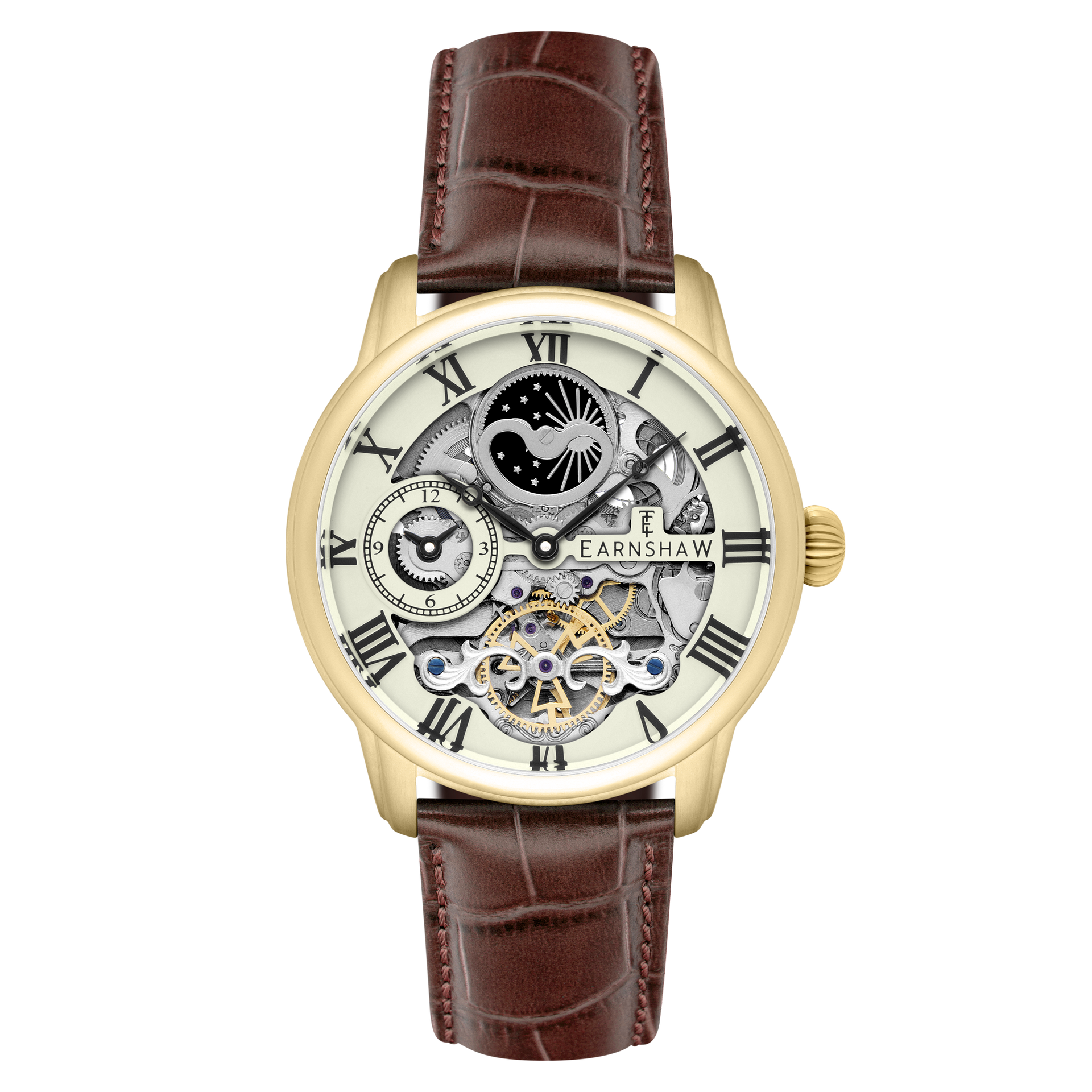 Golden Champagne | Longitude Automatic Skeleton – Thomas Earnshaw