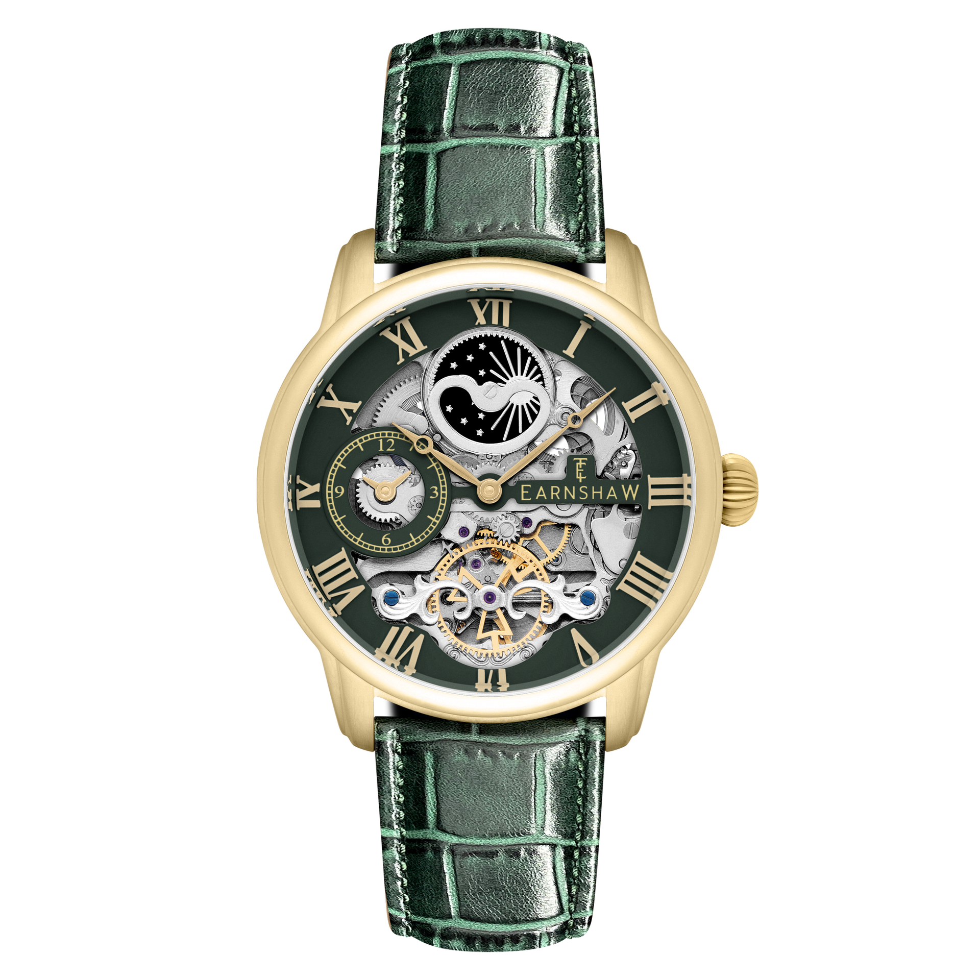 Midnight Green | Longitude Automatic Skeleton – Thomas Earnshaw
