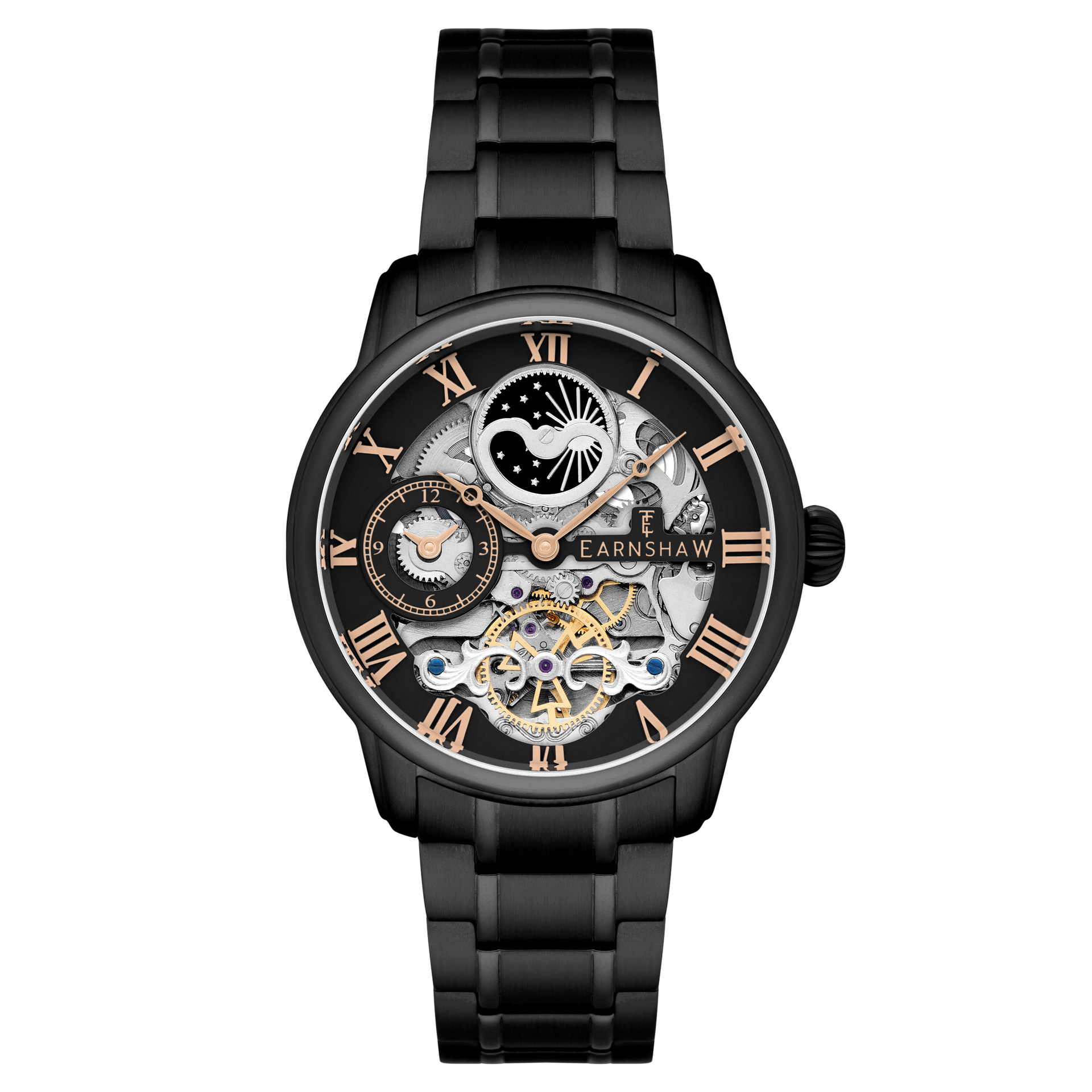 Tuxedo Black | Longitude Automatic Skeleton – Thomas Earnshaw Tuxedo Black | Longitude Automatic Skeleton – Thomas Earnshaw