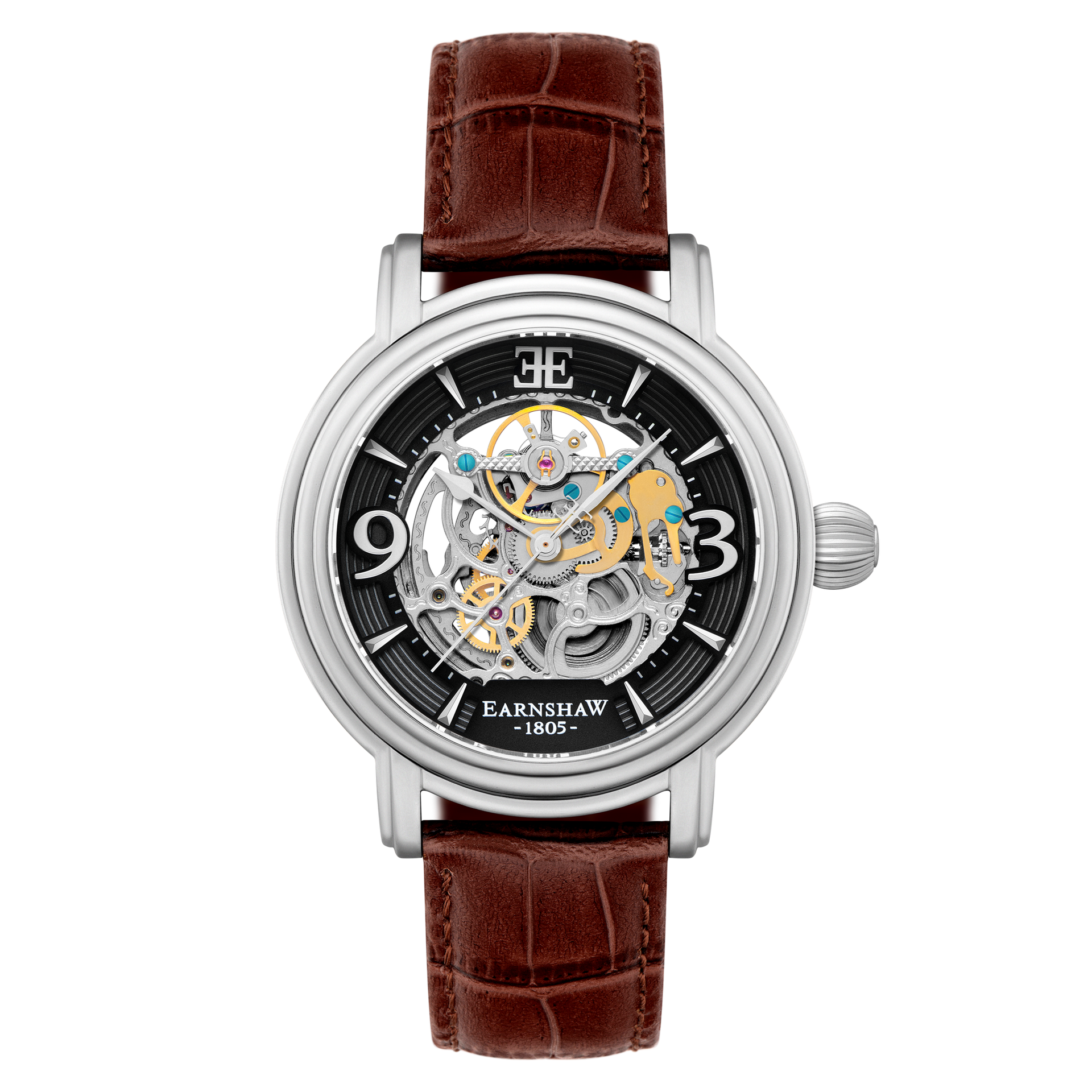 Tar Black | Longcase Grande Skeleton Automatic – Thomas Earnshaw