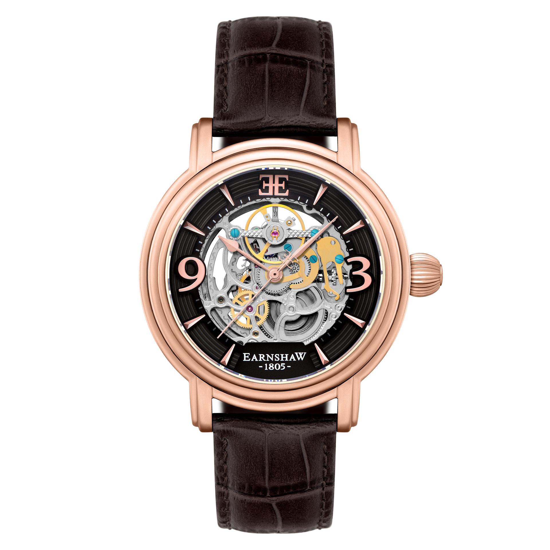 Brandy Rose Gold | Longcase Grande Skeleton Automatic – Thomas Brandy Rose Gold | Longcase Grande Skeleton Automatic – Thomas