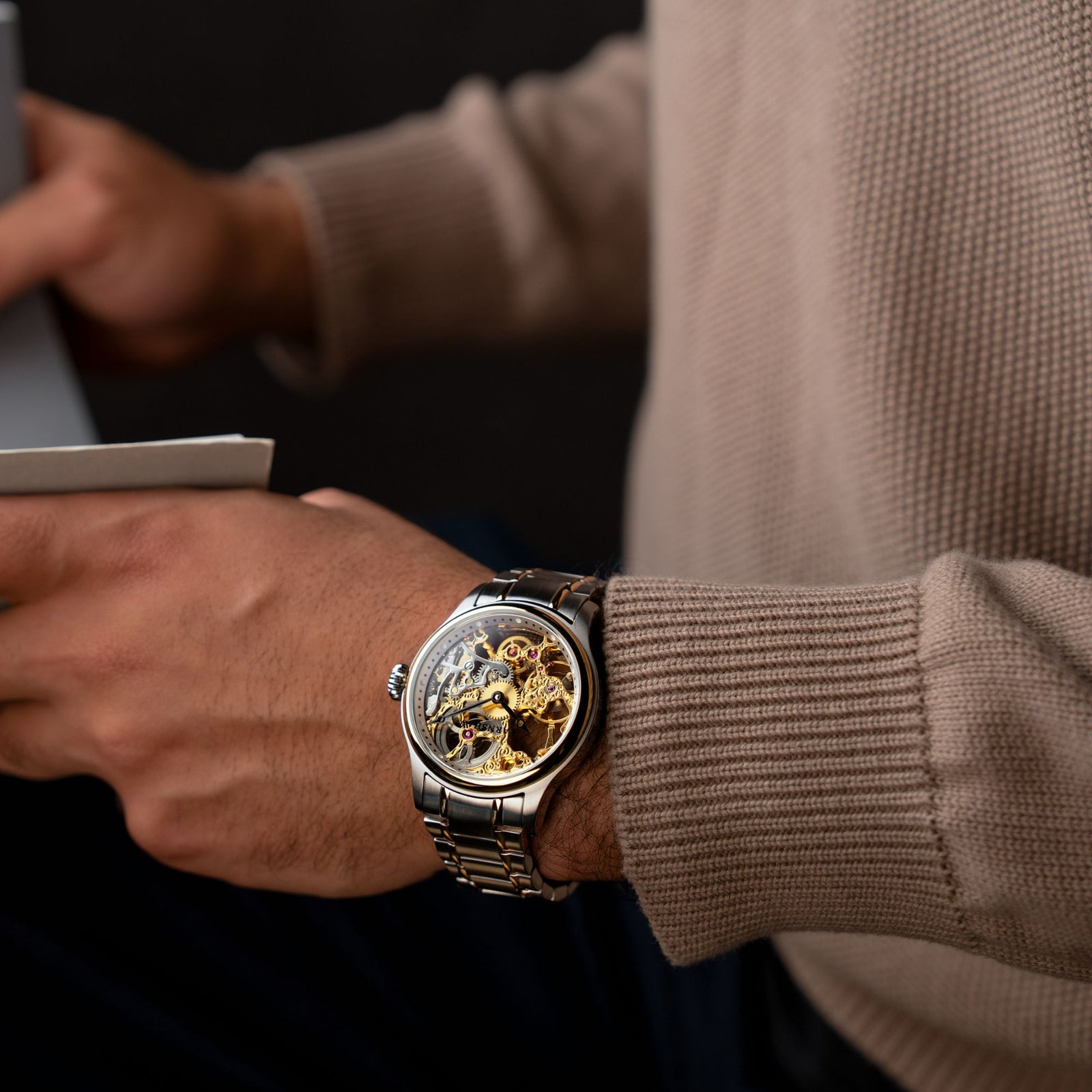Steel Gold | Bauer Mechanical Skeleton – Thomas Earnshaw