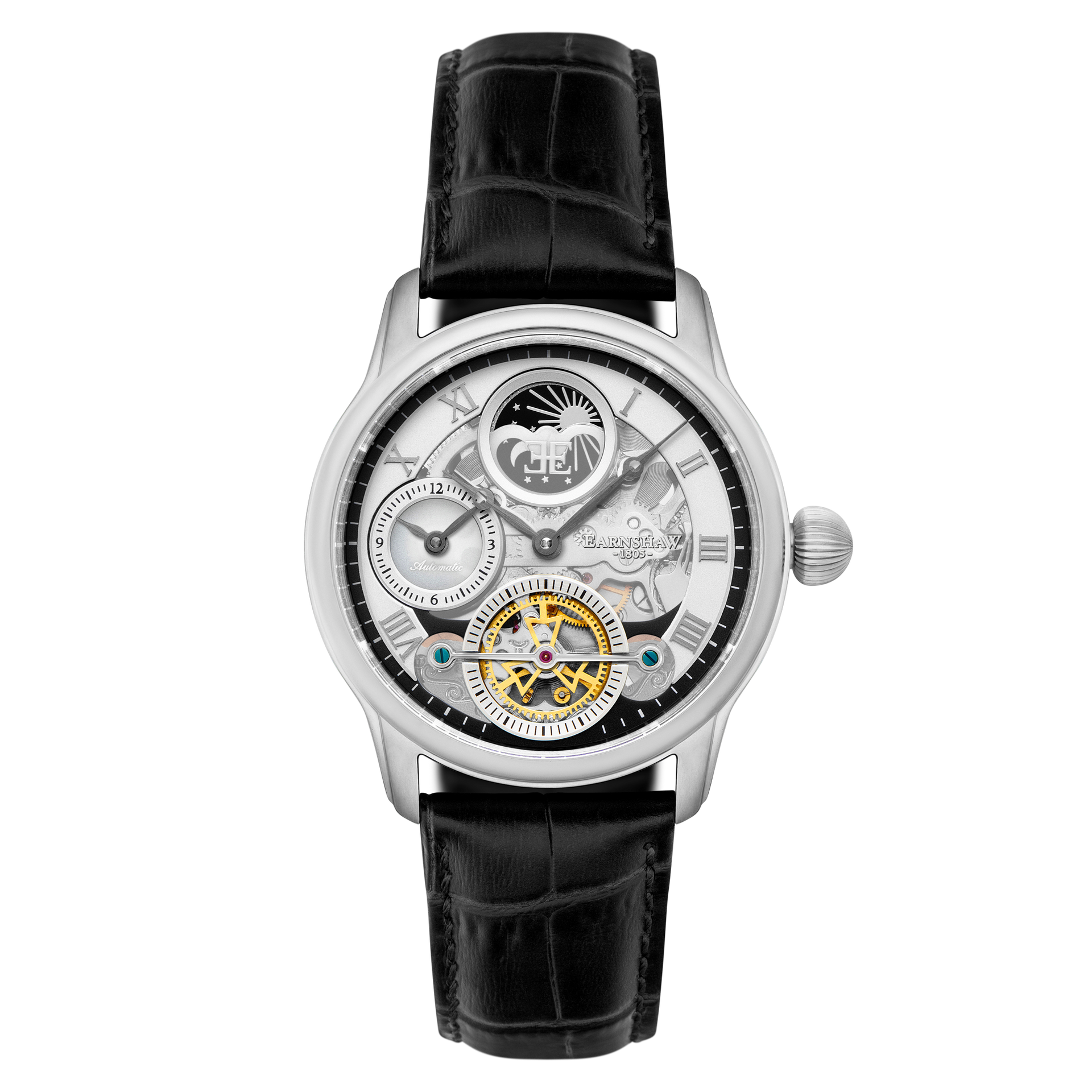 Legacy White | Longitude Shadow Automatic – Thomas Earnshaw