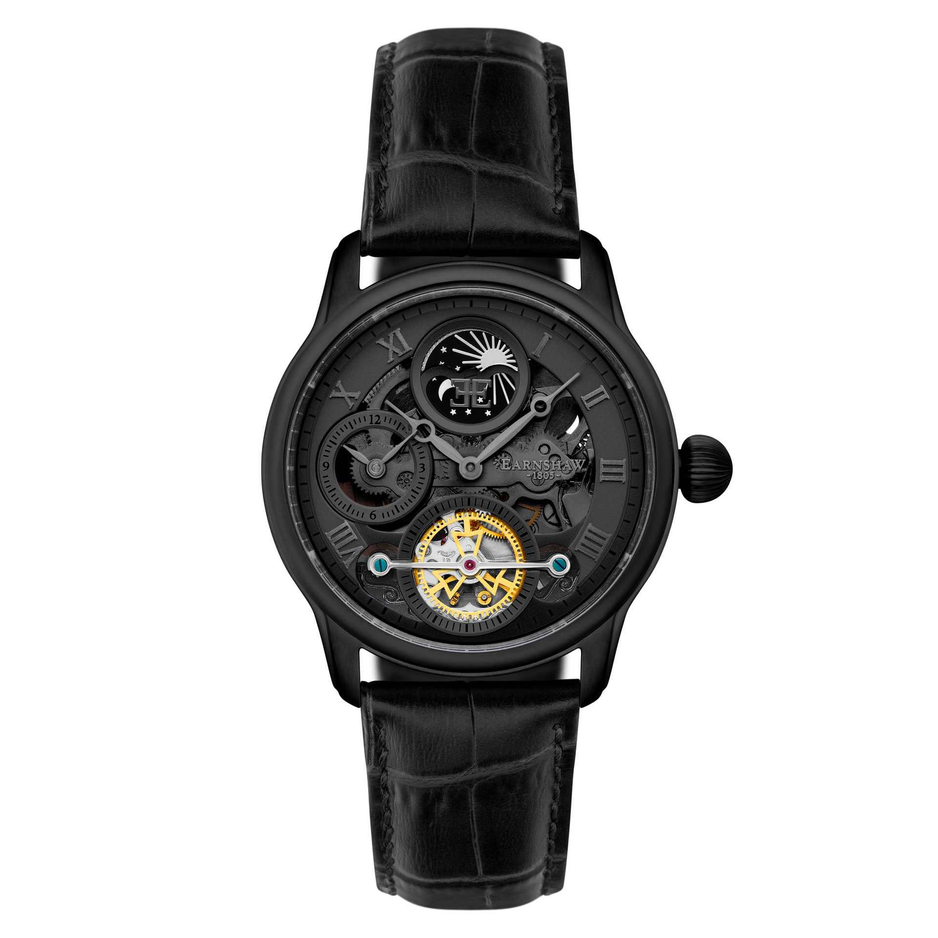 Stealth Black Longitude Shadow Automatic – Thomas Earnshaw