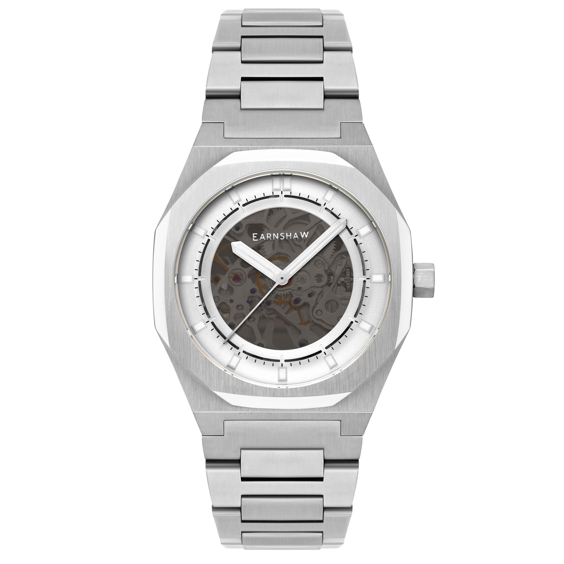 Silver Sheen | Discovery Drake Skeleton Automatic – Thomas Earnshaw
