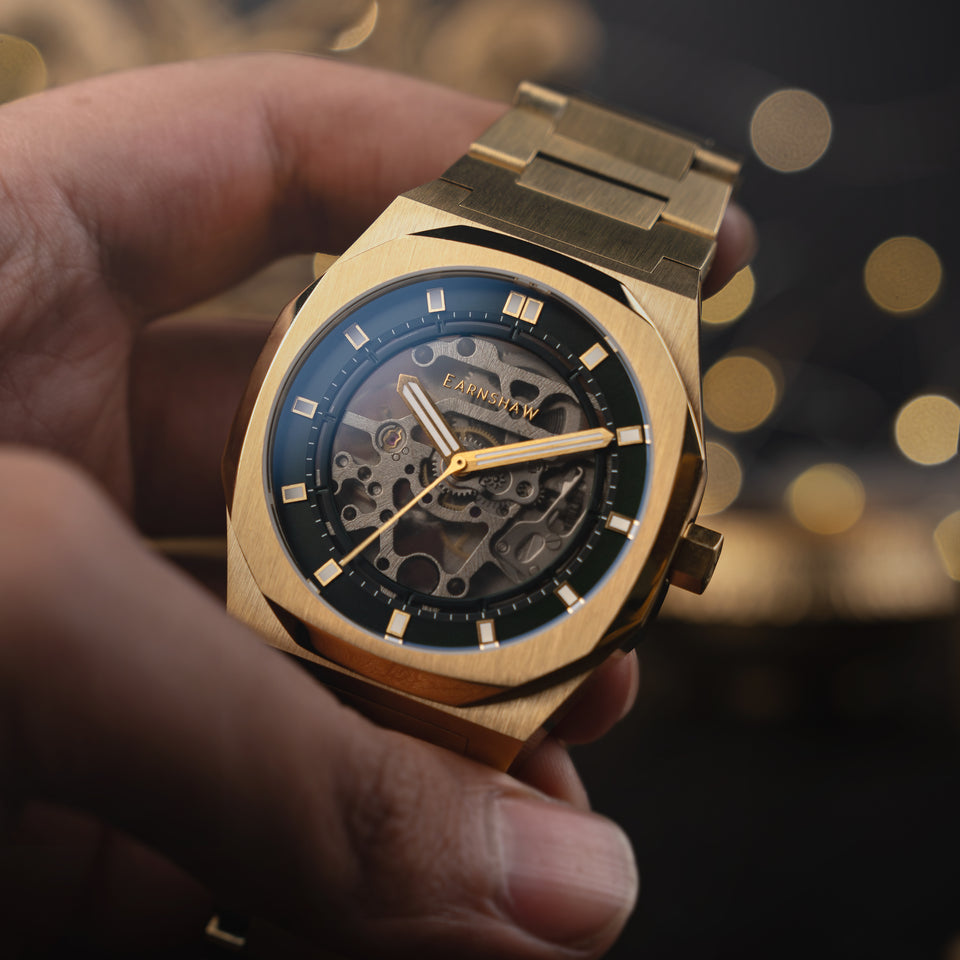 Emerald Green | Discovery Drake Skeleton Automatic – Thomas Earnshaw