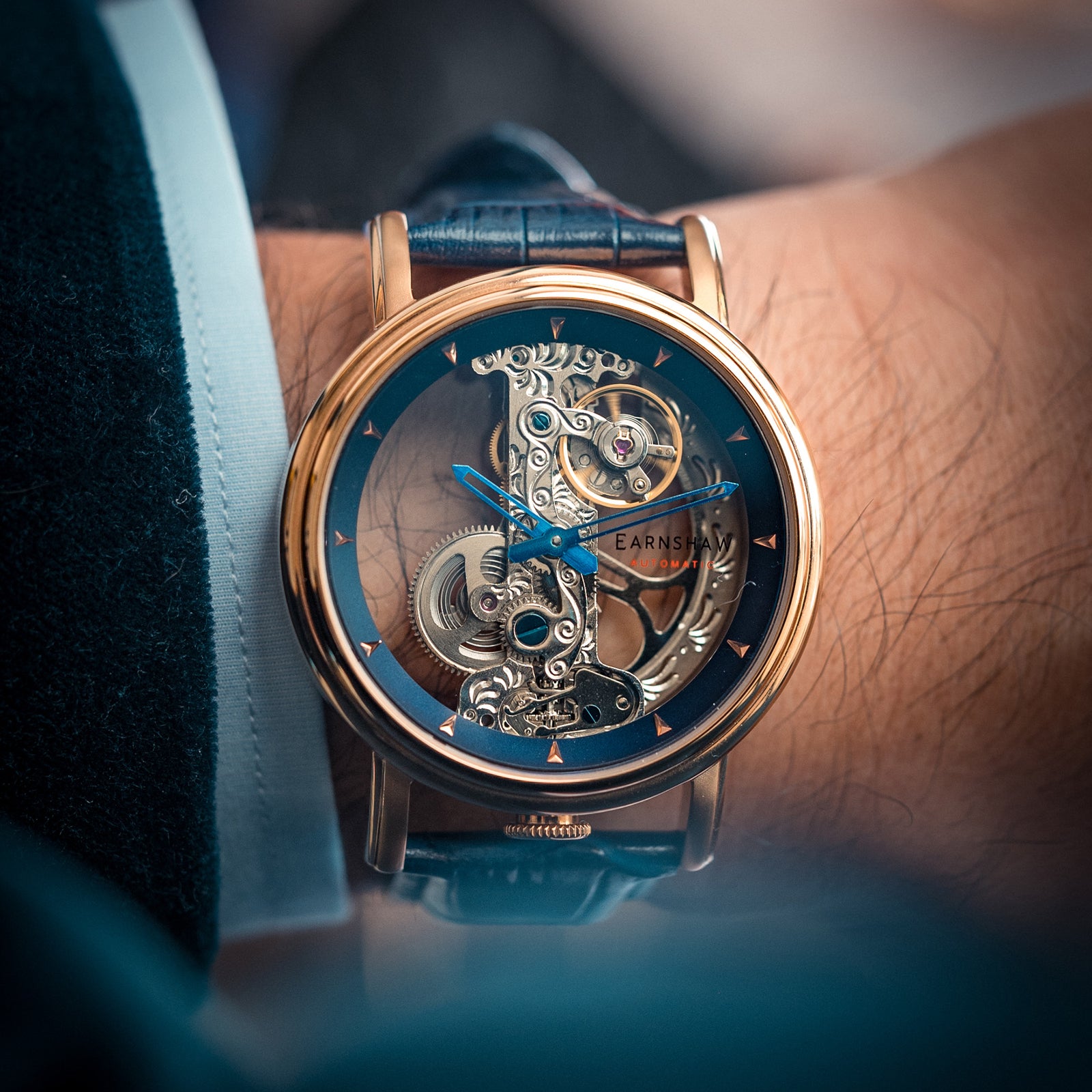 Blue Rose Gold Thomas Earnshaw