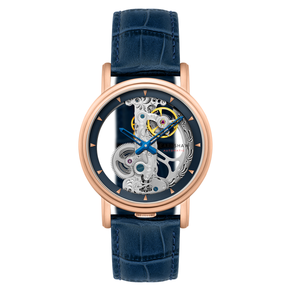 Blue Rose Gold | Fowler Bridge Automatic – Thomas Earnshaw