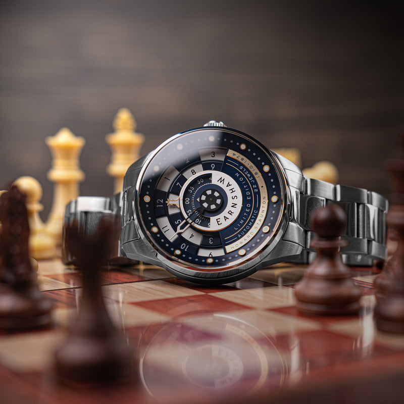 King Blue  Staunton Chess Set Automatic – Thomas Earnshaw