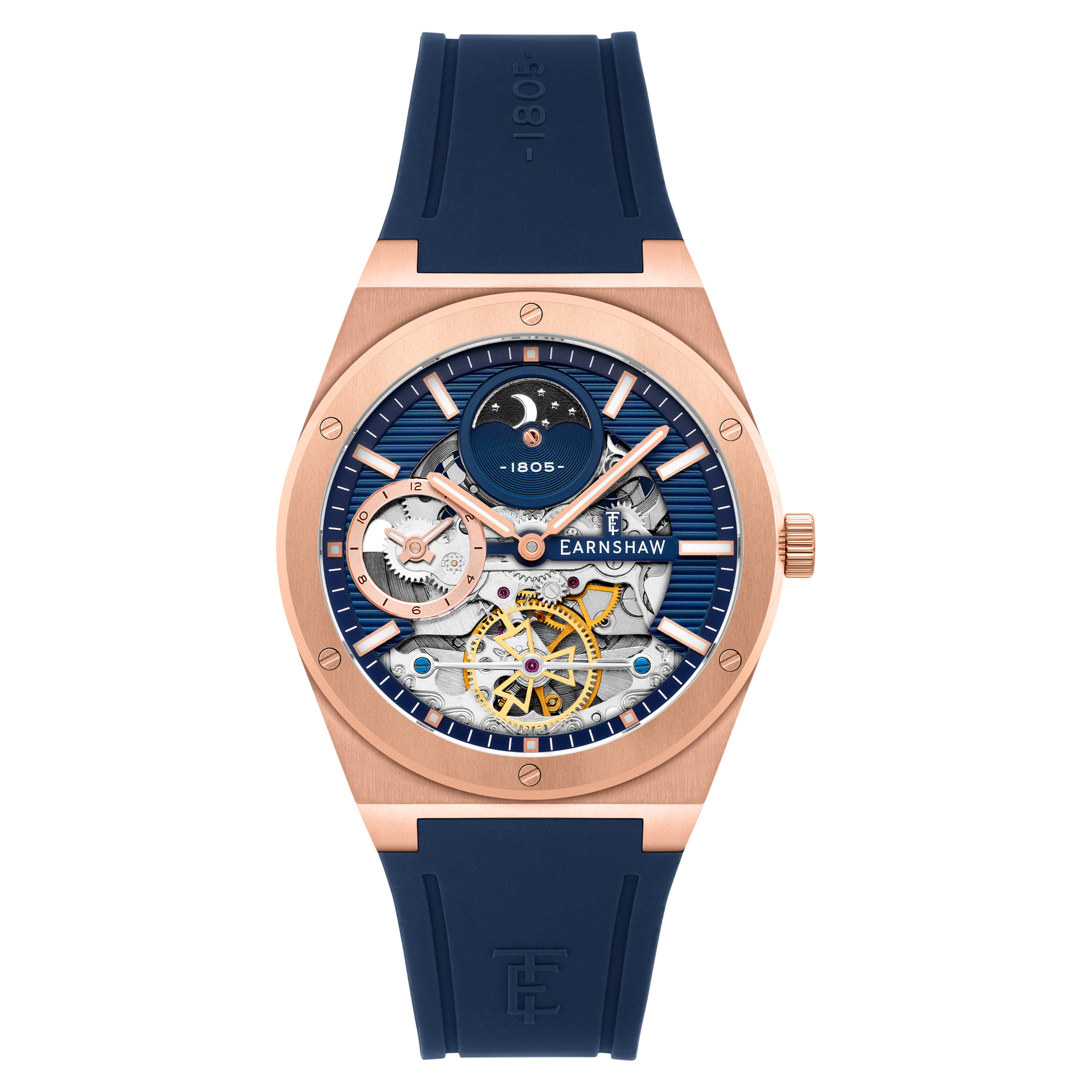 Indigo Blue | Drake Dual Time Automatic – Thomas Earnshaw