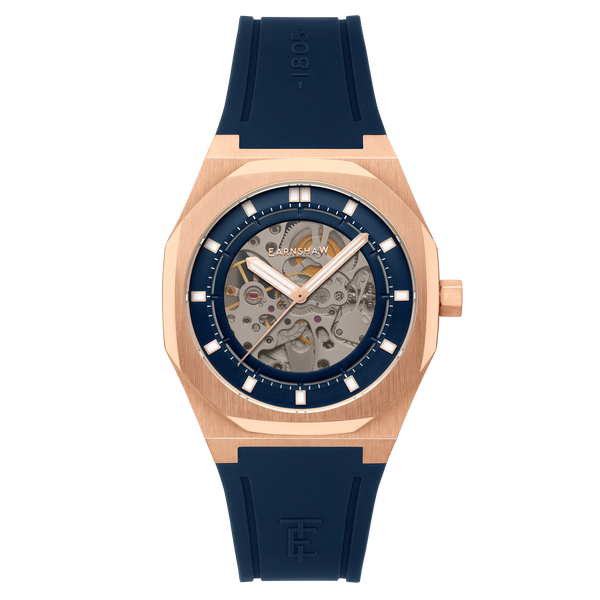 Roman Blue | Discovery Drake Skeleton Automatic – Thomas  display picture 1