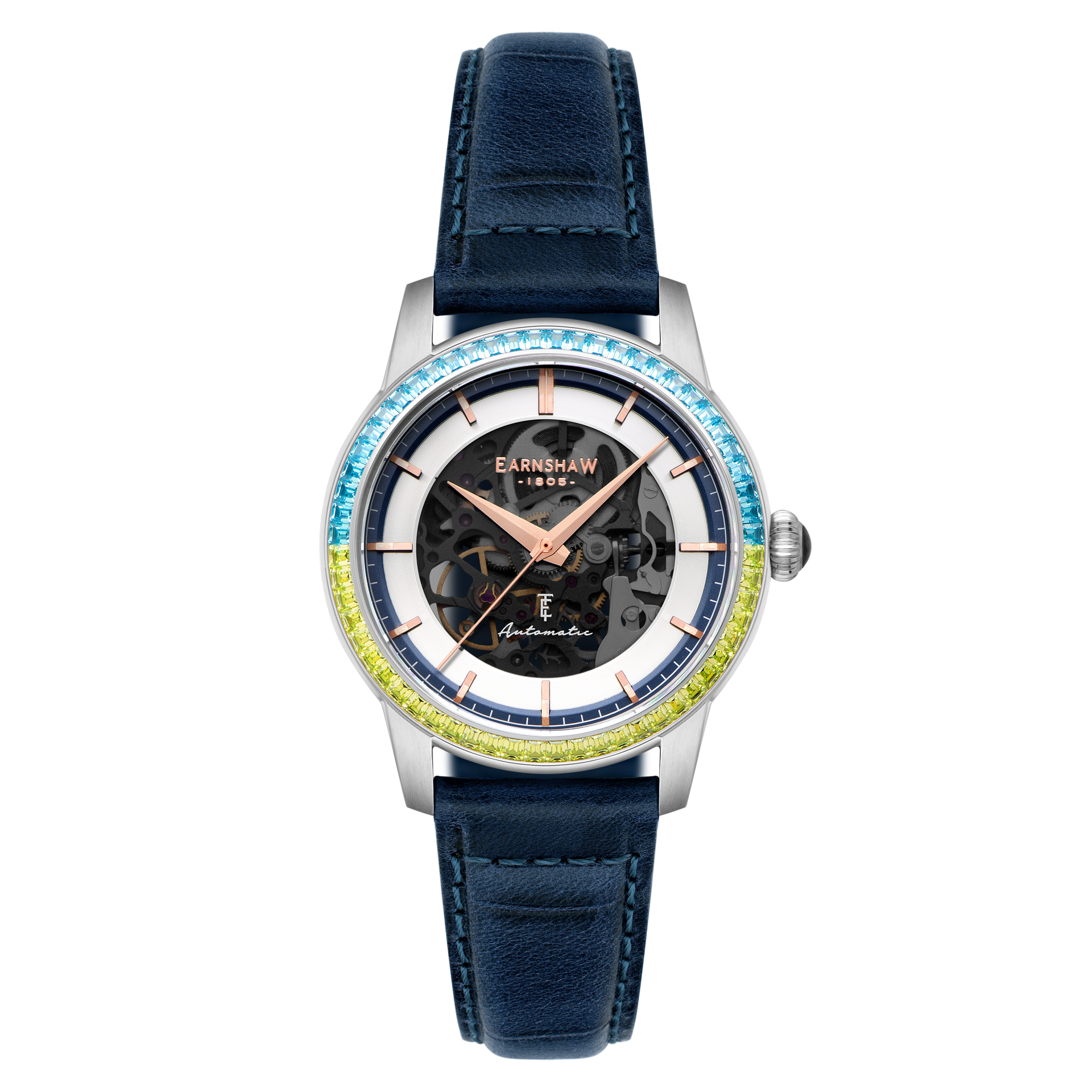 Electric Blue | Celestial Glory Skeleton Automatic – Thomas Earnshaw