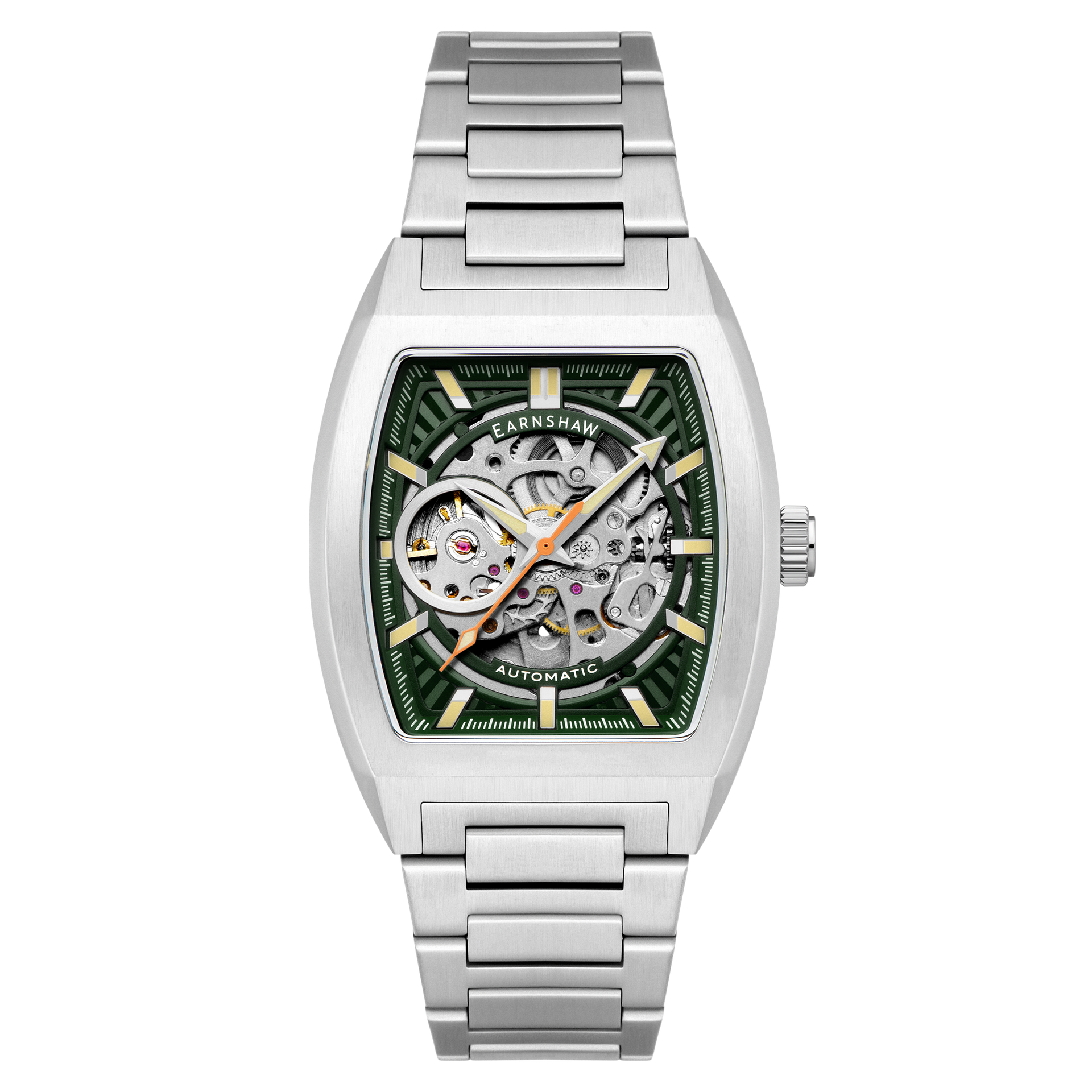 Sage Steel | Heritage Wellington Skeleton Automatic – Thomas Earnshaw