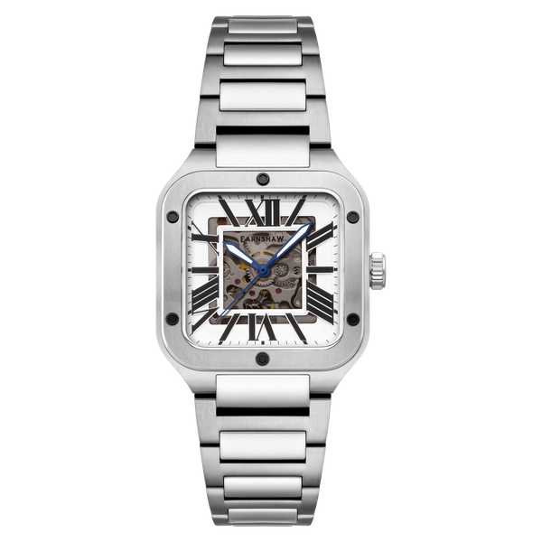 Alabaster White | Engineer Lennox Skeleton Automatic – Thomas Earnshaw