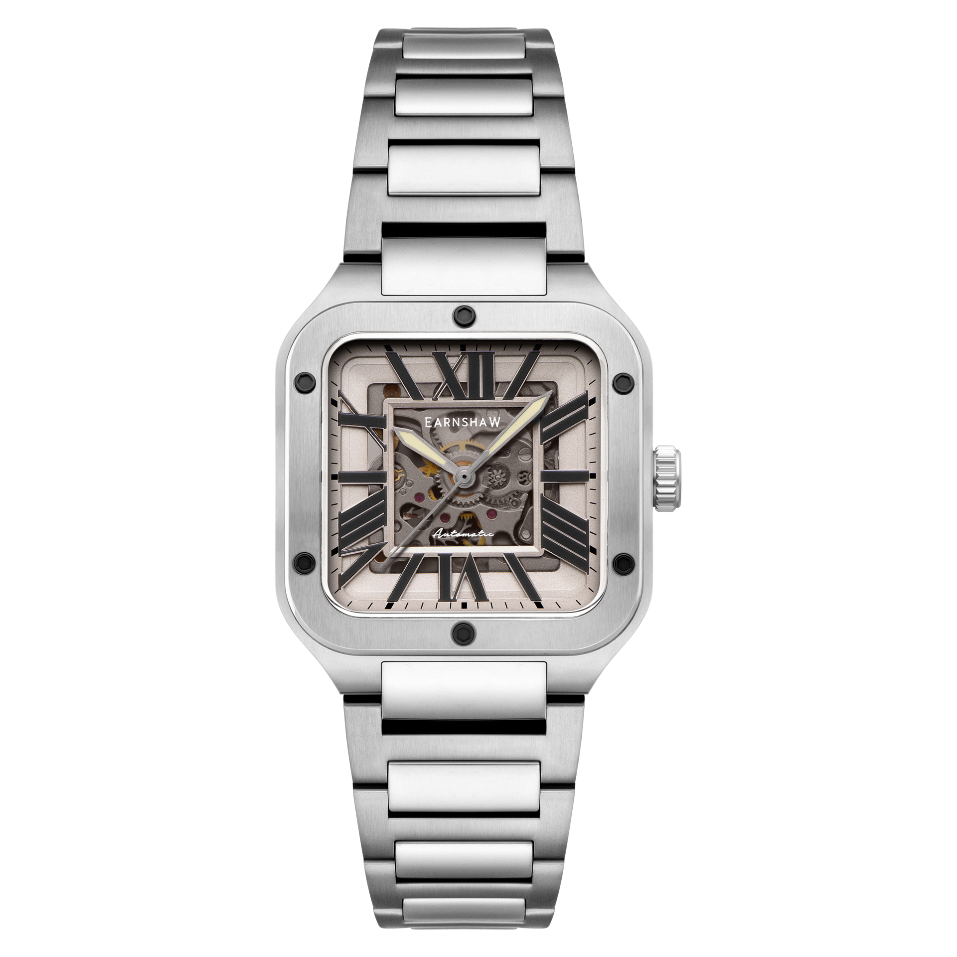 Tan Black | Engineer Lennox Skeleton Automatic – Thomas Earnshaw