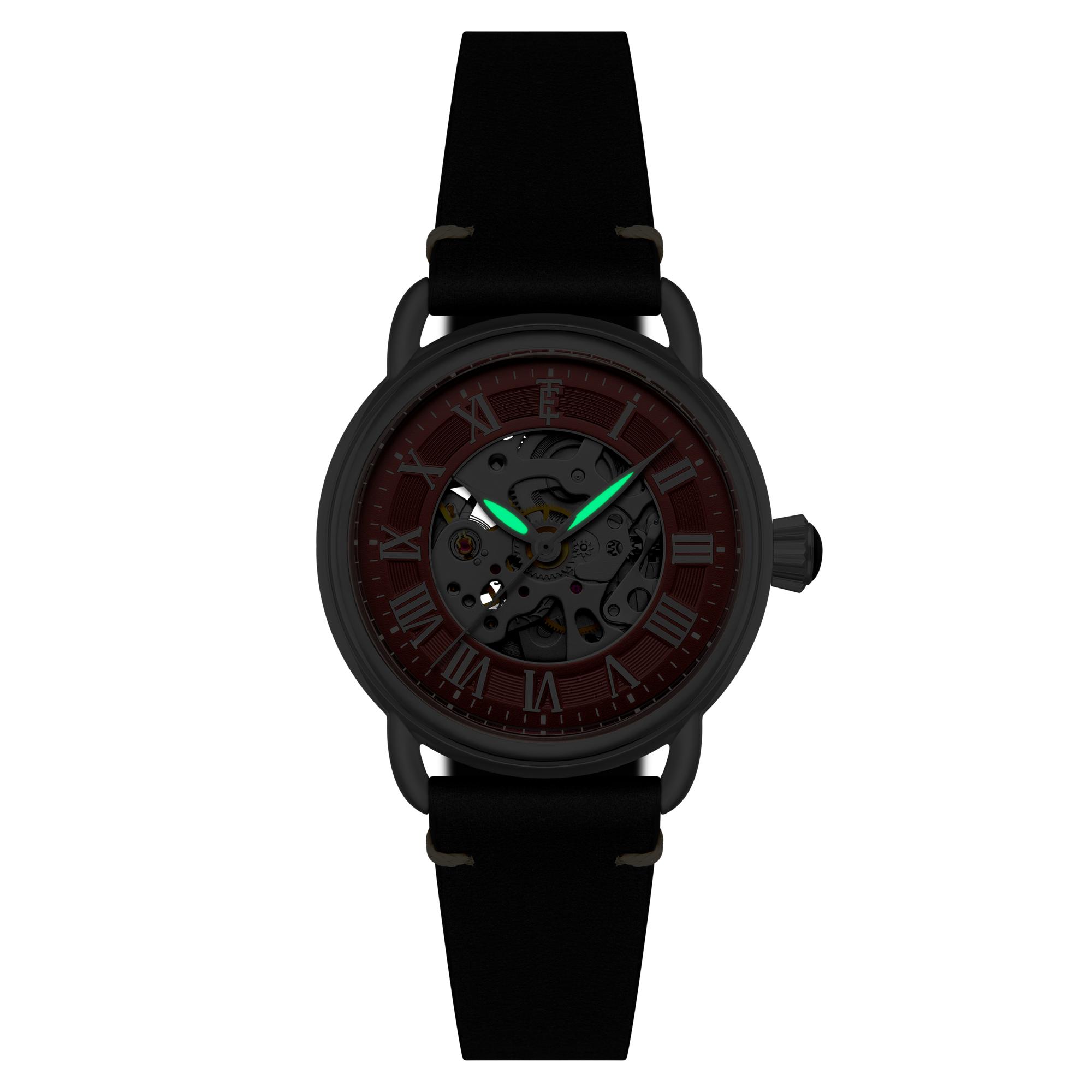 Ruby Red | Heritage Investigator 40 Skeleton Automatic – Thomas Earnshaw