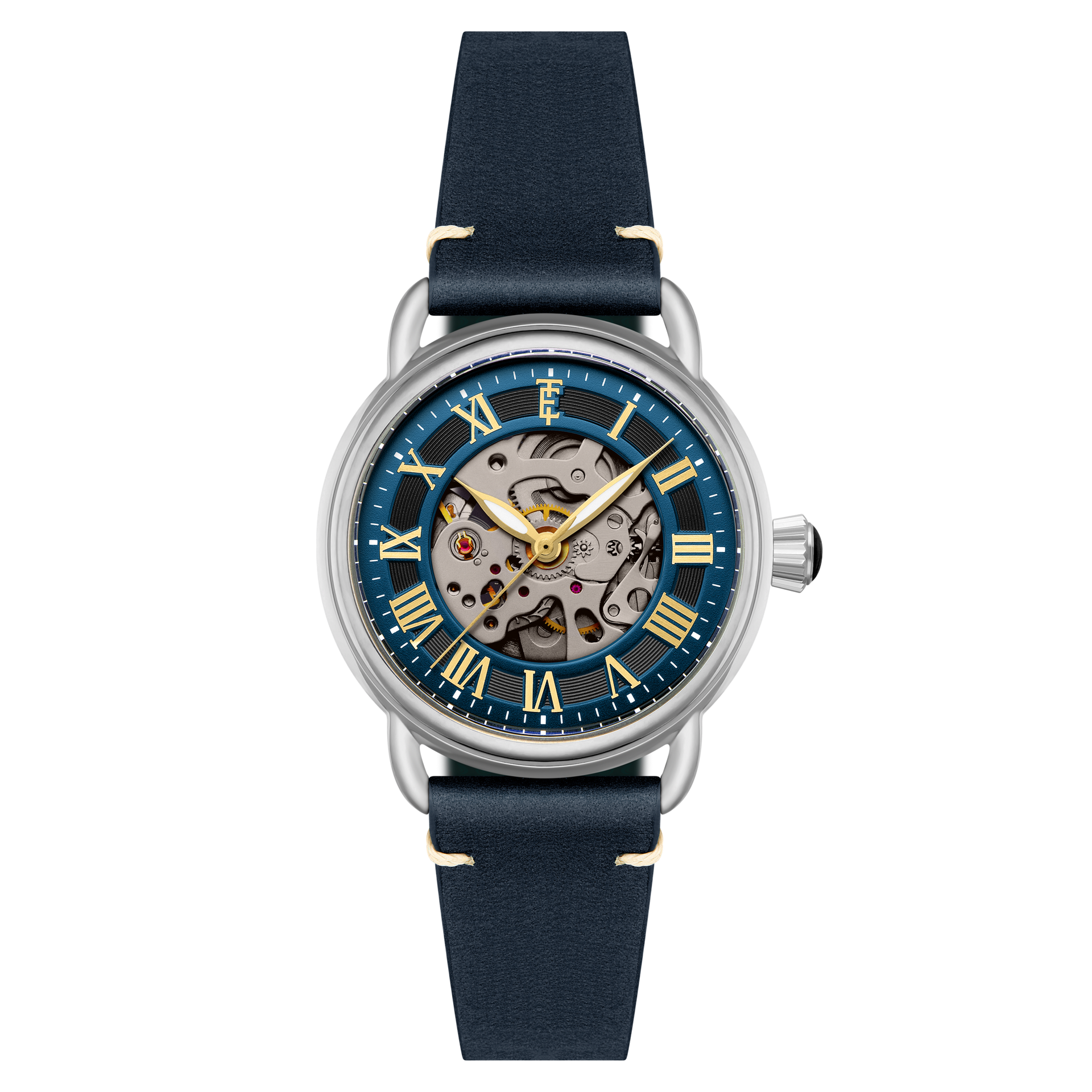 Pewter Grey | Heritage Investigator 40 Skeleton Automatic – Thomas