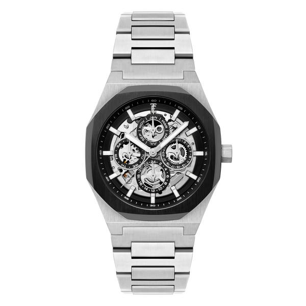 Raven Depth | Discovery Drake Triple Calendar Skeleton Automatic