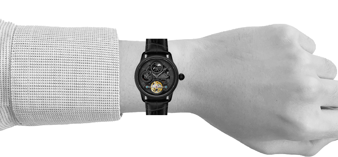 Thomas Earnhshaw – Reloj mecánico de hombre Shadow automático con Thomas Earnhshaw – Reloj mecánico de hombre Shadow automático con