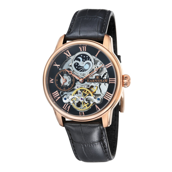 Tuxedo Black | Longitude Automatic Skeleton – Thomas Earnshaw