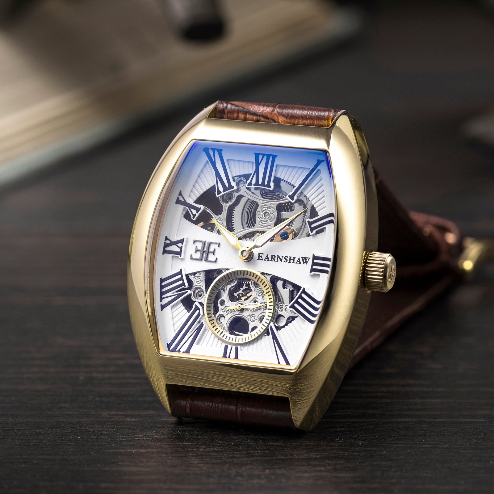 Brandy Rose Gold | Longcase Grande Skeleton Automatic