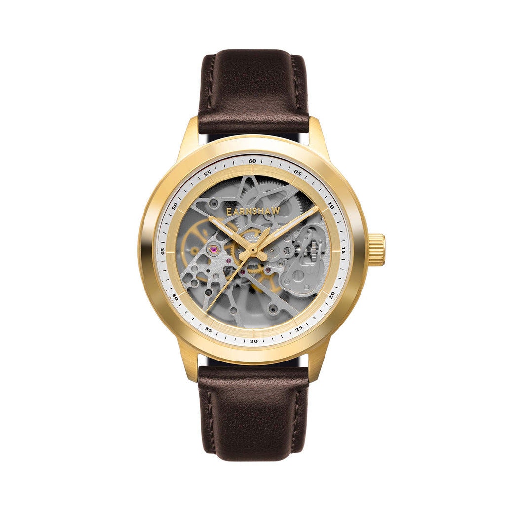 Brown Vegan Leather Watch Roll – Thomas Earnshaw International