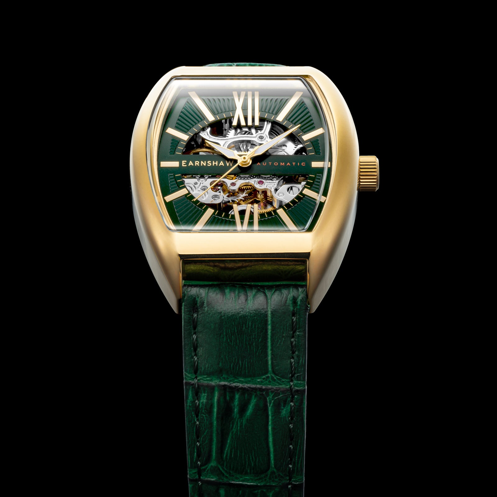Earnshaw City Of London Skeleton Automatic 42Mm Set Box Es