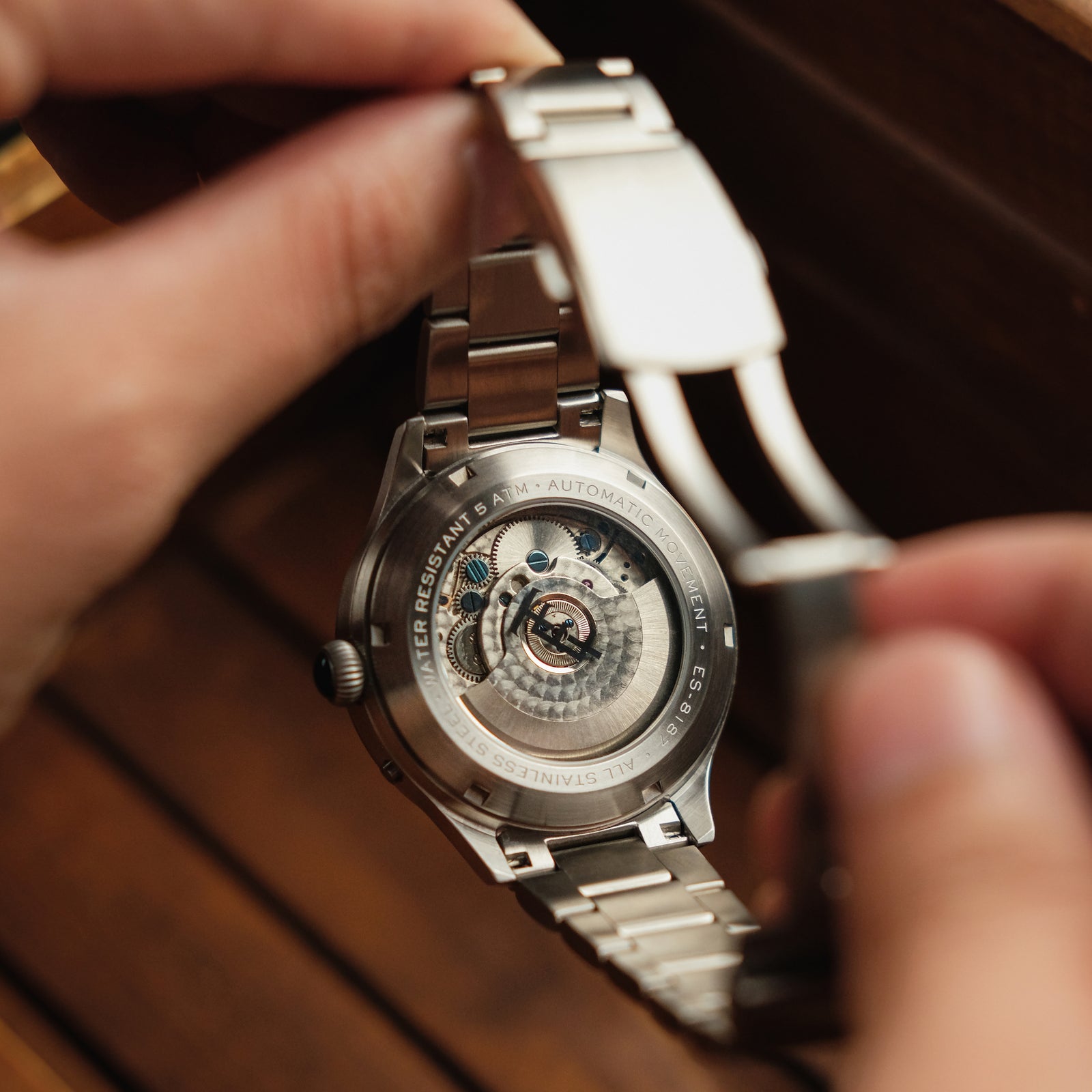 Moss Green | Baron Grand Date Calendar Open Heart Automatic Moss Green | Baron Grand Date Calendar Open Heart Automatic